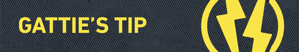 Gatties Tip banner artwork